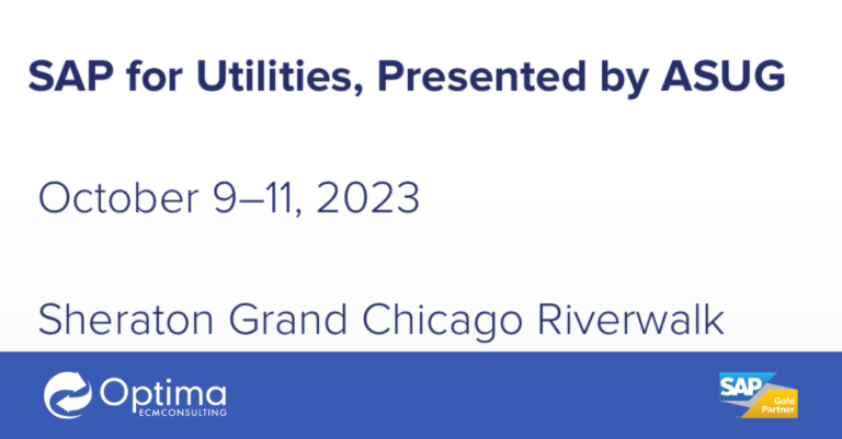 Join us at SAP for Utilities in Chicago